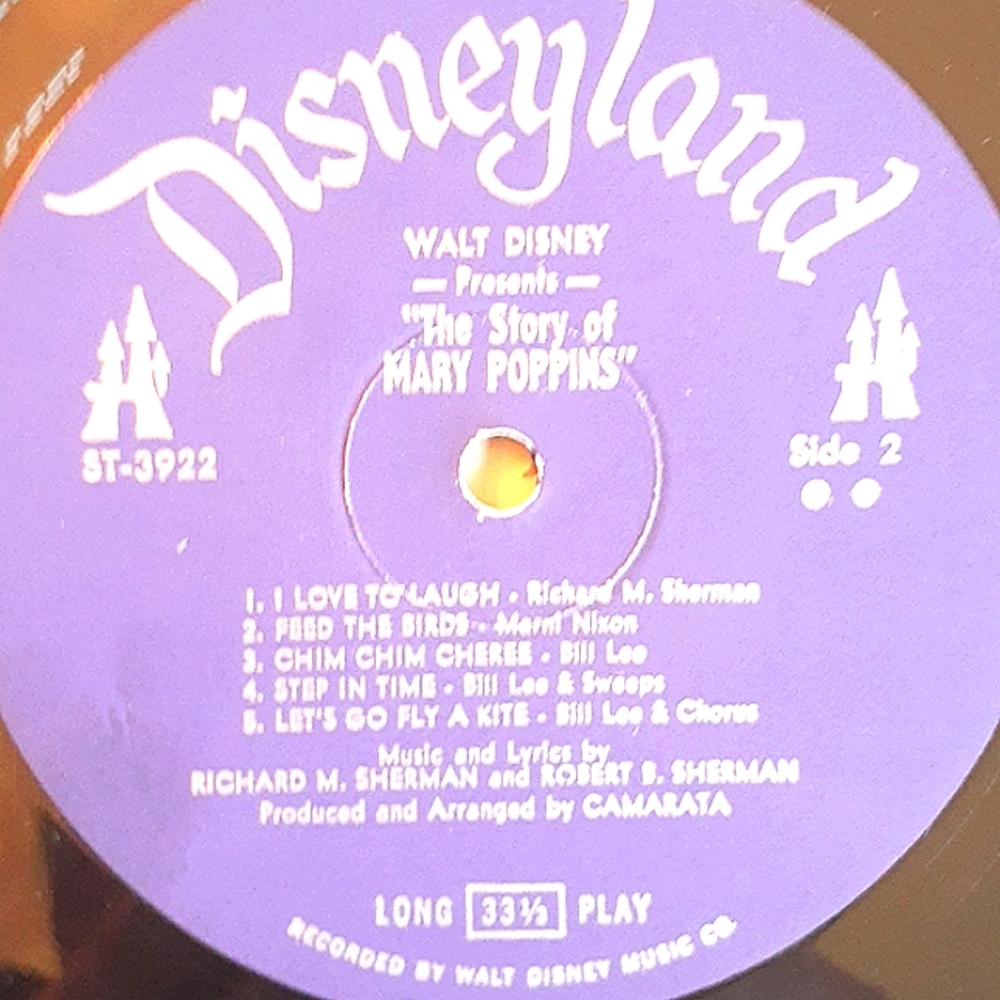 Vintage Walt Disney 1964 Mary Poppins storybook /33 1/2 vinyl record - Picture 16 of 16
